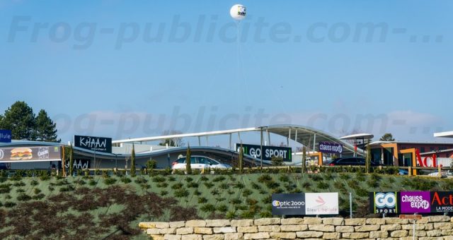 1 ballon publicitaire extérieur pour promotion GoSport & Mc Donald’s | l’Isle d’Abeau