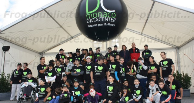 Ballon géant publicitaire: Inauguration d’un Datacenter