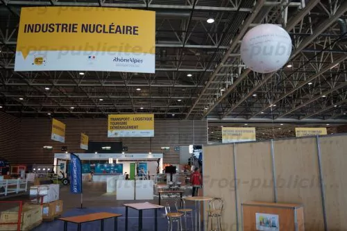 ballon blanc 2m hélium industrie nucléaire