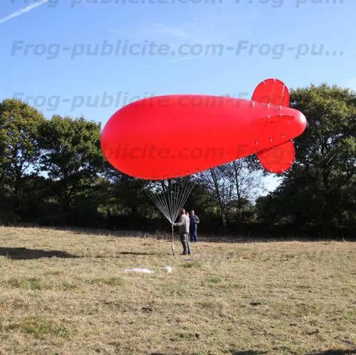 ballon dirigeable 8m pour simulation éolienne