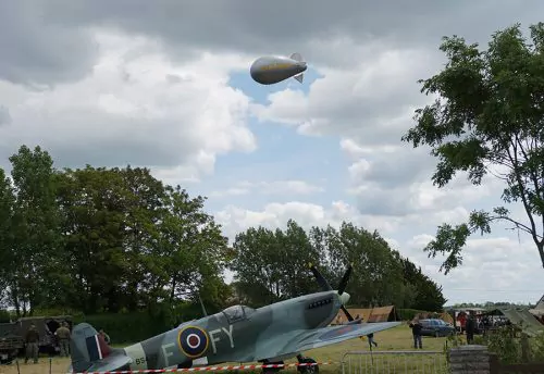 ballon dirigeable hélium DDAy en normandie
