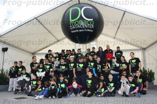 Ballon géant publicitaire: Monaco datacenter