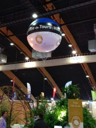 ballon hélium 2m ville de Tours