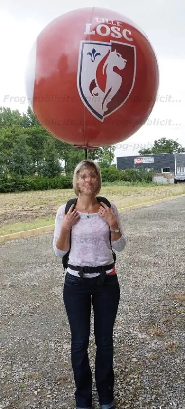 ballon sac à dos rouge lille losc