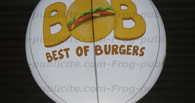 Un Ballon éclairant trépied pour fast food | Best of Burger