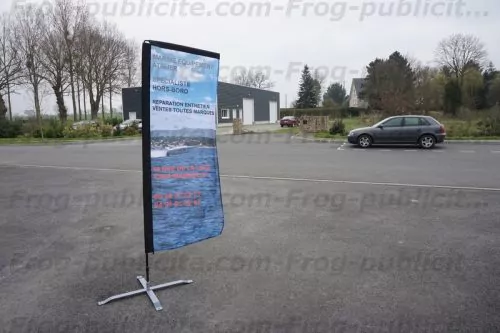 drapeau forme droite marine équipement atelier