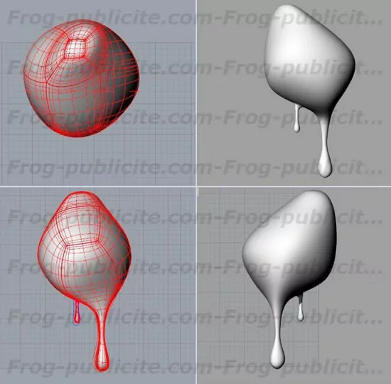 gonflable forme sur mesure goutte eau geante pvc