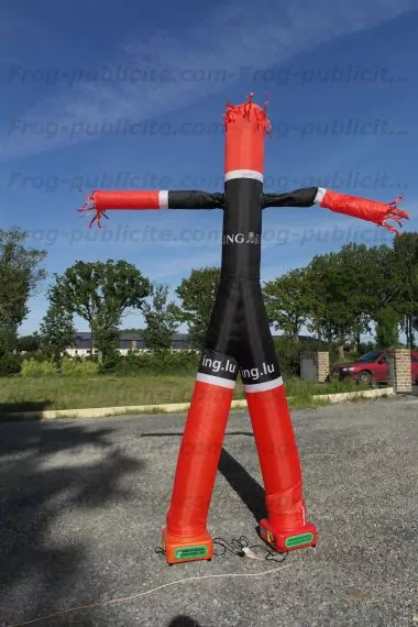 sky dancer 2 bras 2 jambes pour une banque