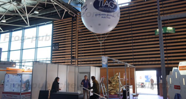 Ballon sphérique publicitaire avec marquage 4 faces | Tiag industries