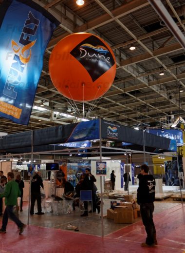 Ballon publicitaire gonflable salon de la plongée Paris 2016 - Dune
