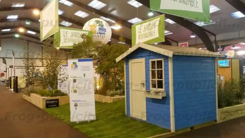 10 ballons et 1 gonflage hélium pour le salon Artibat à Rennes 2016