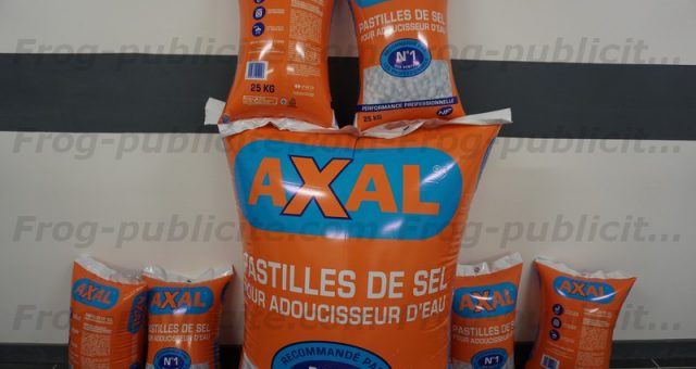 Sac géant gonflable | 106 sacs de sel Axal trompe l’oeil !