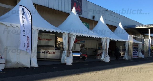 Drapeaux arrondis 3m50 de hauteur | Soyez visible !