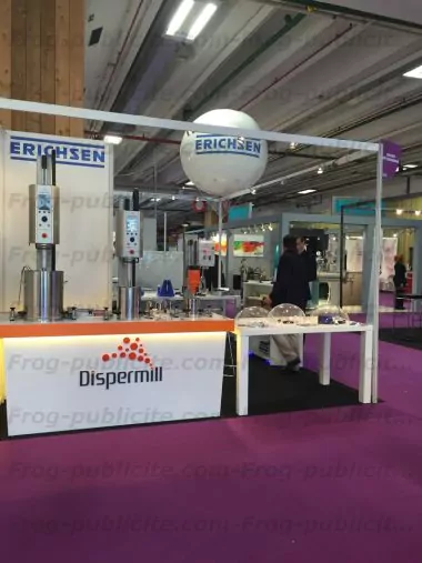 ballon géant à l'hélium pour Erichsen sur le salon Eurocoat