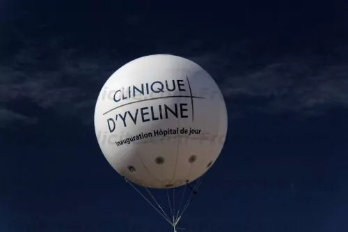 ballon hélium 2m Clinique d'Yveline