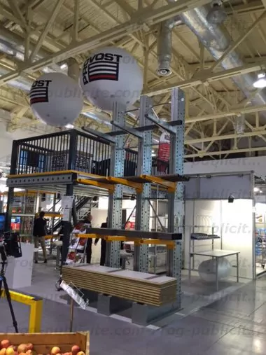 ballon hélium Provost salon en pologne 2016