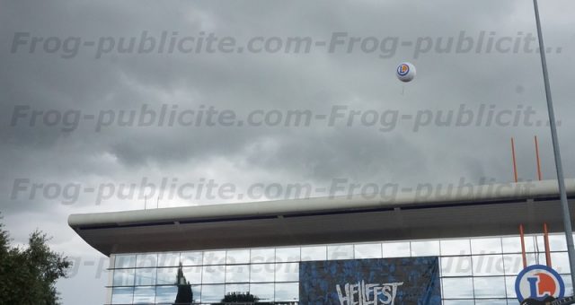 Ballons publicitaires géant E.Leclerc & McDonald’s | Hellfest 2016