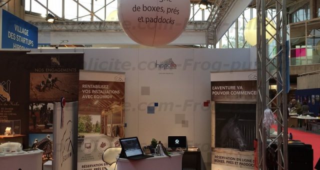 Ballon publicitaire personnalisé à suspendre | Salon Equita Lyon 2016