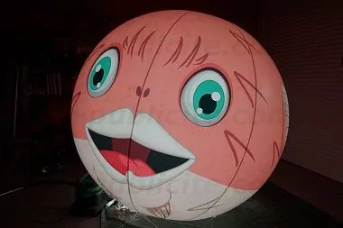 Ballon géant lumineux personnalisé Avoriaz