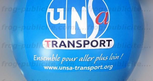 Montgolfière gonflable publicitaire 3m dans le cortège d’une manifestation