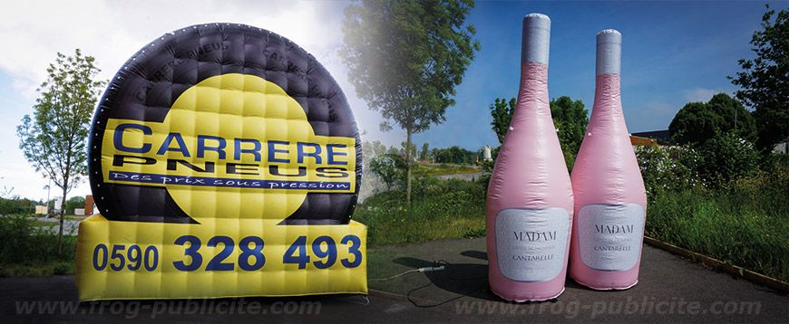 bouteille gonflable géante