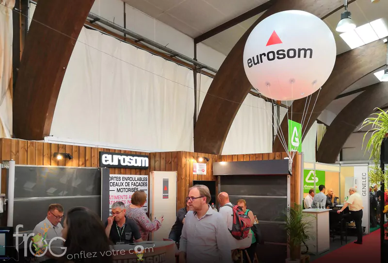 ballon hélium 1.80m eurosom salon space 2018 à rennes