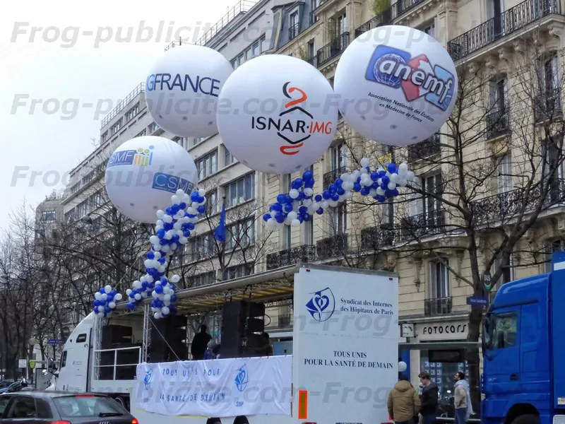 Ballons géants pour manifestation extérieur