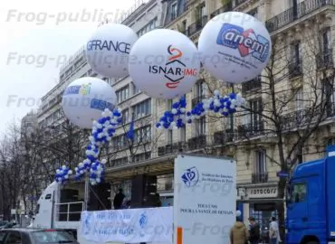 Ballons géants pour manifestation extérieur