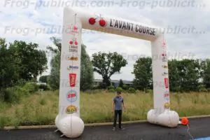 Arche publicitaire carré  pour le tour de france 2016