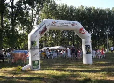arche publicitaire gonflable 6m parthenaise