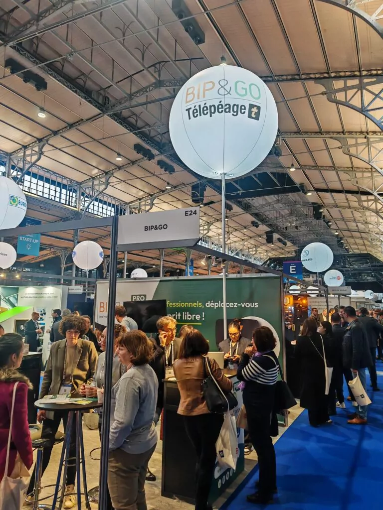 ballon éclairant puiblicitaire bip et go